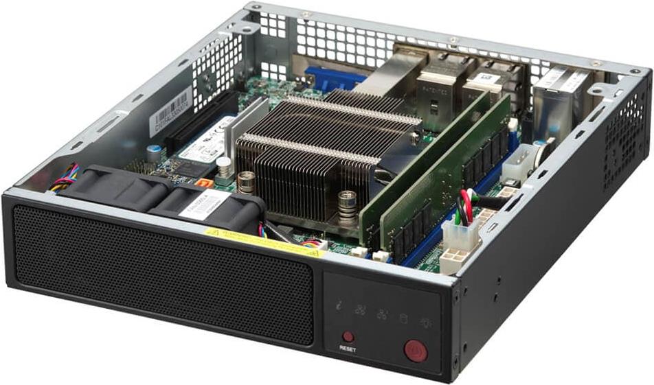 Купить Supermicro SYS-E200-12A-8C Server-Barebone Intel SoC FCBGA 2106 Mini-ITX Schwarz (SYS-E200-12A-8C) в магазине wardena.ru
