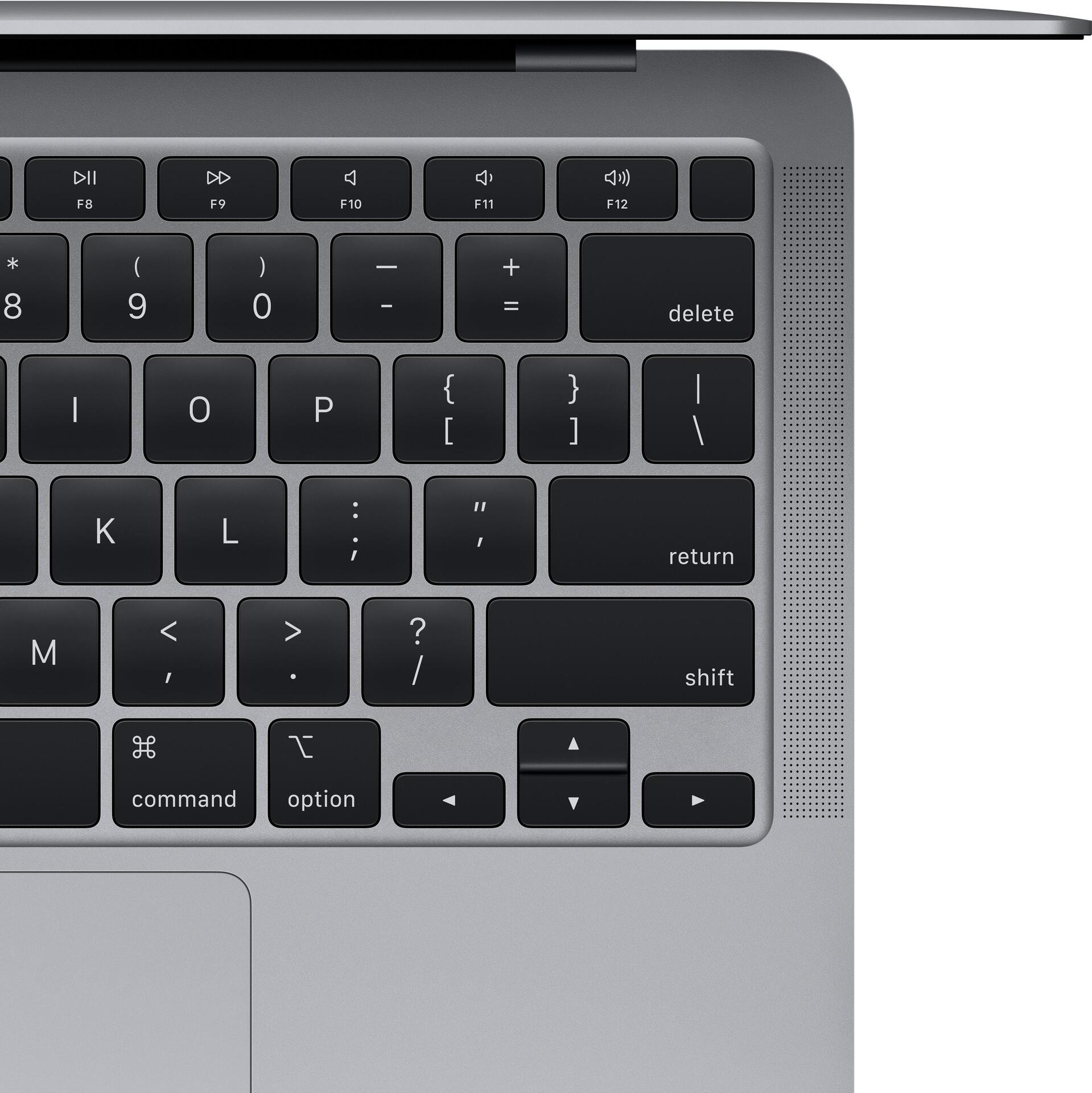 Купить Apple MacBook Air Notebook 33,8 cm (13.3" ) Apple M 8 GB 256 GB SSD Wi-Fi 6 (802.11ax) macOS Big Sur Grau (MGN63D/A-410240) в магазине wardena.ru