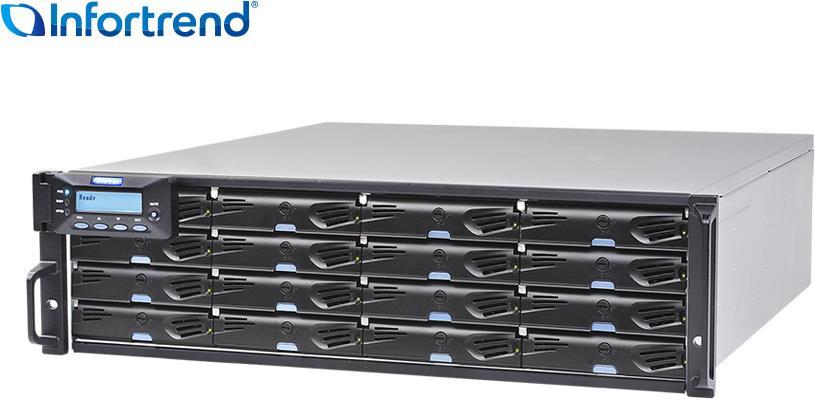 Купить Infortrend DS3016RUC000C-8V30 Disk-Array Rack (3U) (DS3016RUC000C-8V30) в магазине wardena.ru