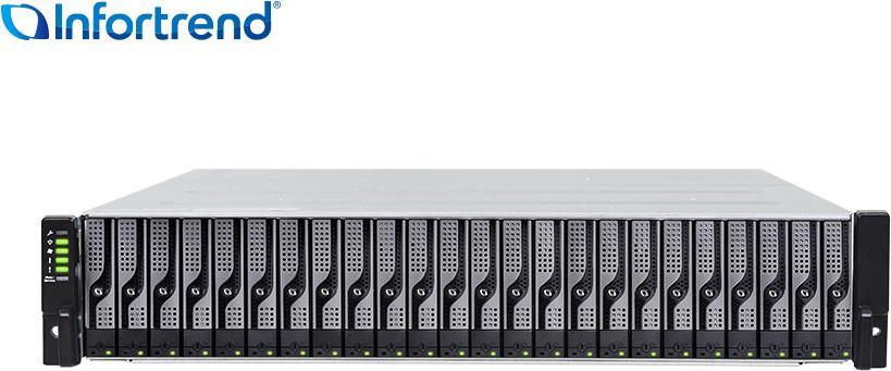 Купить Infortrend EonStor DS4024R2 24bay redctrl Disk-Array Rack (2U) (DS4024R2CB00C-8V32) в магазине wardena.ru