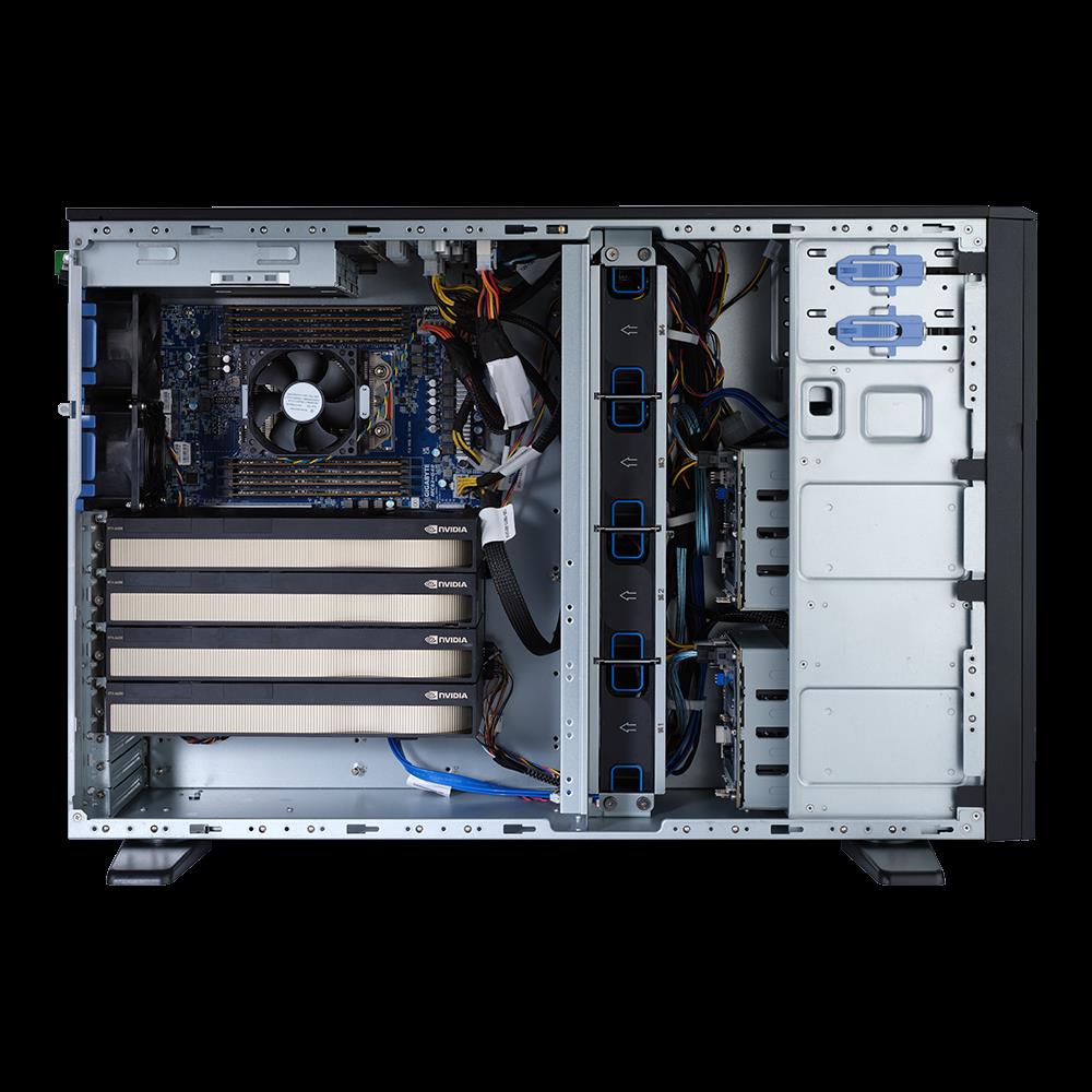 Купить Gigabyte W771-Z00 (rev. 100) - Barebone - Tower - Socket sWRX8 - AMD WRX80 - keine CPU - RAM 0 GB - GigE, 10 GigE (6BW771Z00MR-00) в магазине wardena.ru
