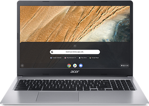 Купить Acer Chromebook 315 CB315-3HT-C4GR - Intel Celeron N4120 / 1.1 GHz - Chrome OS - UHD Graphics 600 - 4 GB RAM - 64 GB eMMC - 39.62 cm (15.6") IPS Touchscreen 1920 x 1080 (Full HD) - Wi-Fi 5 - Reines Silber - kbd: Deutsch (NX.HKCEG.004) в магазине wardena.ru