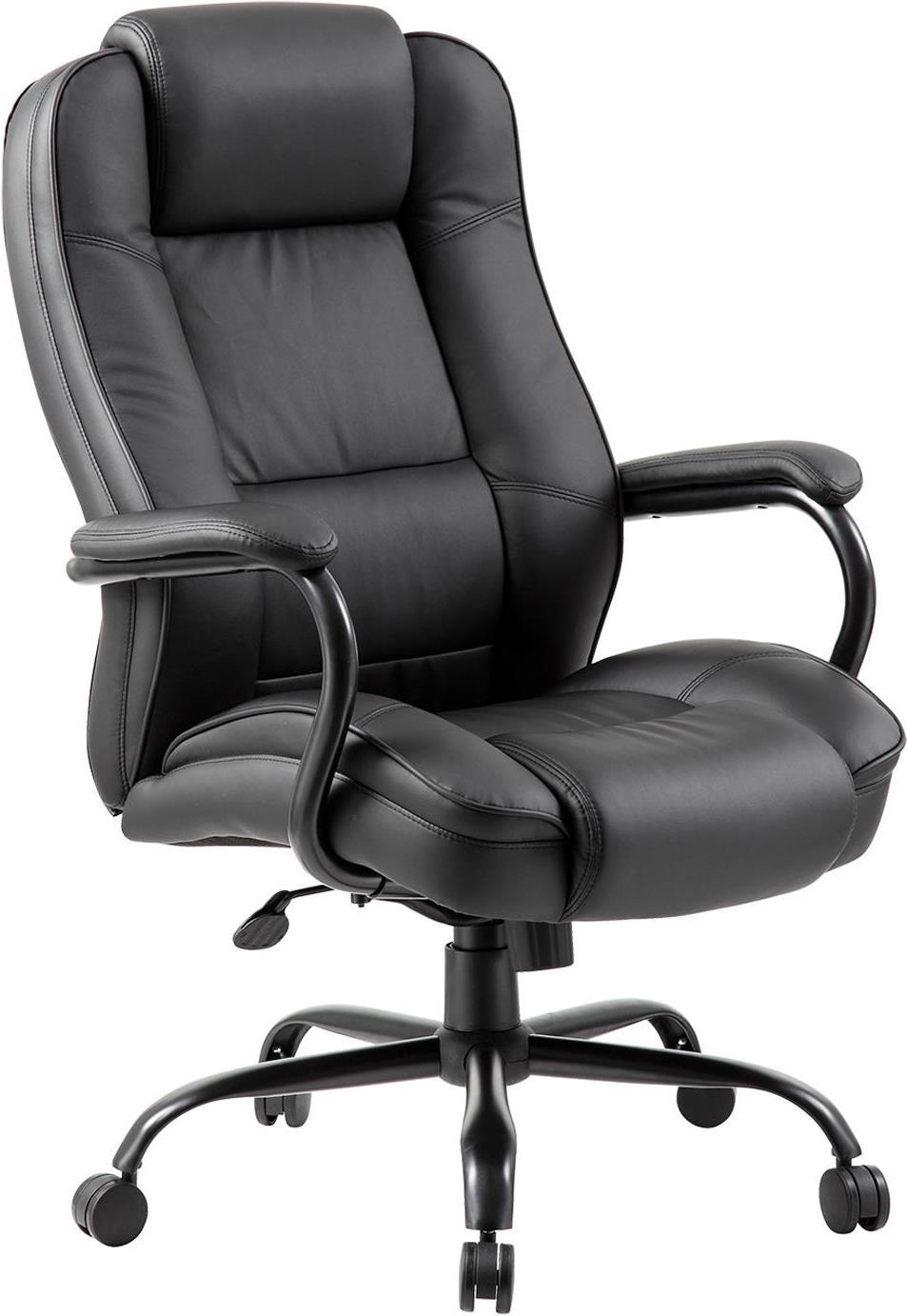 Купить OFFICE4YOU Bürostuhl ELEGANT XXL, schwarz sp. Kreuz aus Kunstleder und Metall в магазине wardena.ru