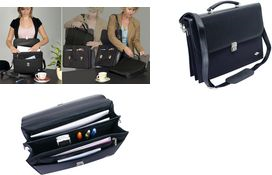 Купить Wedo Ladies Flap-Over Briefcase Kosmetiktasche Schwarz (585201) в магазине wardena.ru