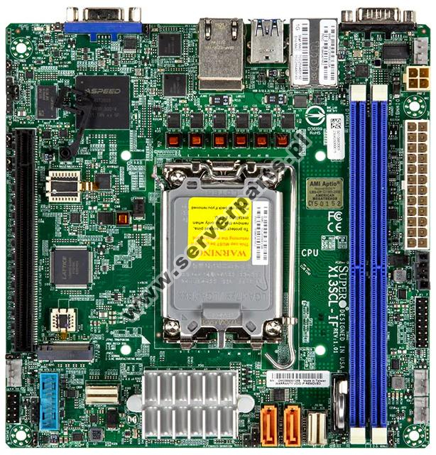 Купить Motherboard Supermicro MBD-X13SCL-IF C262 LGA1700 Intel Xeon E-2400 SATA/SAS M.2 DDR5 IPMI в магазине wardena.ru
