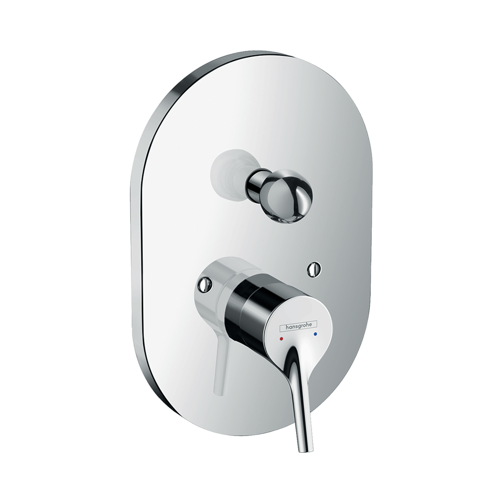 Купить Hansgrohe Talis S Смеситель для ванны однорычажный скрытый монтаж хром 72407000 в магазине wardena.ru