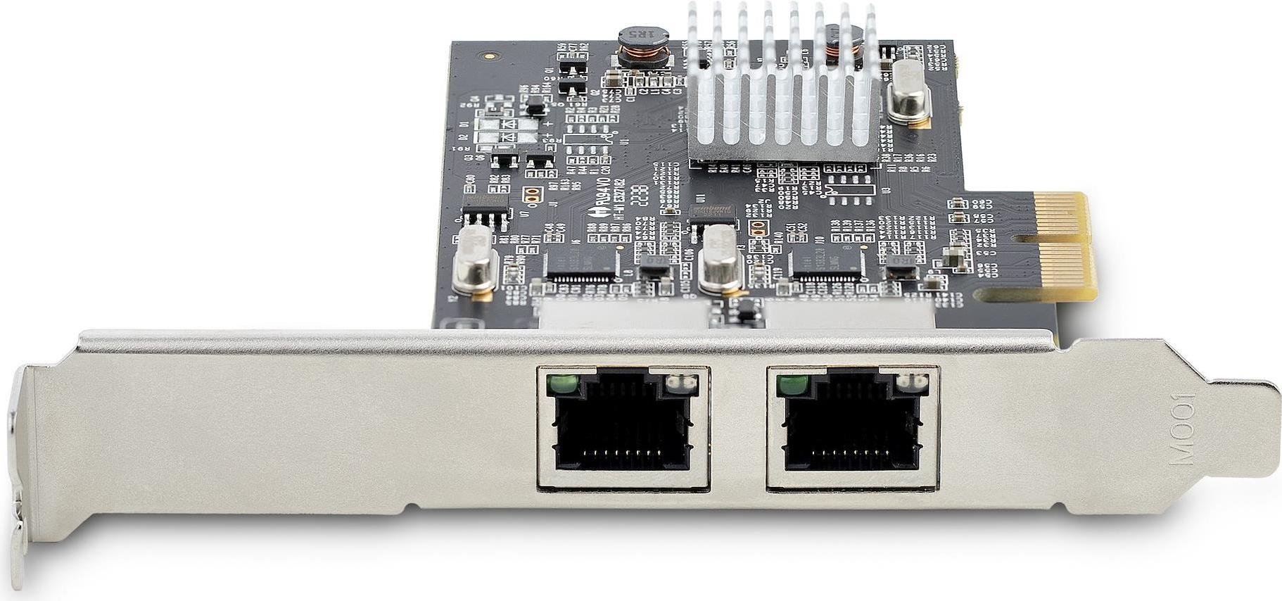Купить StarTech.com 2-Port 2.5Gbps NBASE-T PCIe Network Card, Intel I225-V, Dual-Port Computer Network Card, Multi-Gigabit NIC, PCI Express Server LAN Card, Desktop Ethernet Interface - Netzwerkadapter - PCIe 2.0 x2 Low-Profile (PR22GI-NETWORK-CARD) в магазине wardena.ru