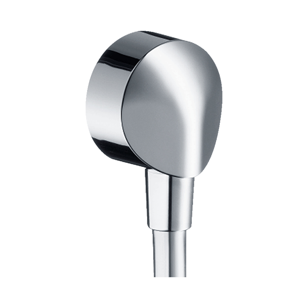 Купить Hansgrohe FixFit Шланговое подсоединение E с клапаном обратного тока хром 27458000 в магазине wardena.ru
