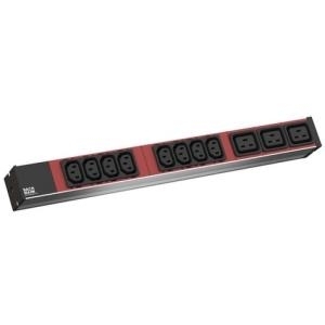 Купить Bachmann IT PDU Basic - Stromverteilungseinheit (Rack - einbaufähig) - Wechselstrom 230 V - 1-phasig - Eingabe, Eingang IEC 60320 C20 - Ausgangsanschlüsse: 11 (IEC 60320 C13, IEC 60320 C19) - 1U - 48.3 cm (19") - 2 m - S (800.2332) в магазине wardena.ru