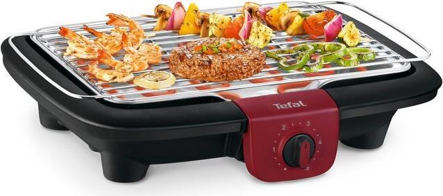 Купить Tefal BG 90E5 Barbecue & Grill Tisch Elektro Schwarz - Rot 2300 W (BG90E5) в магазине wardena.ru
