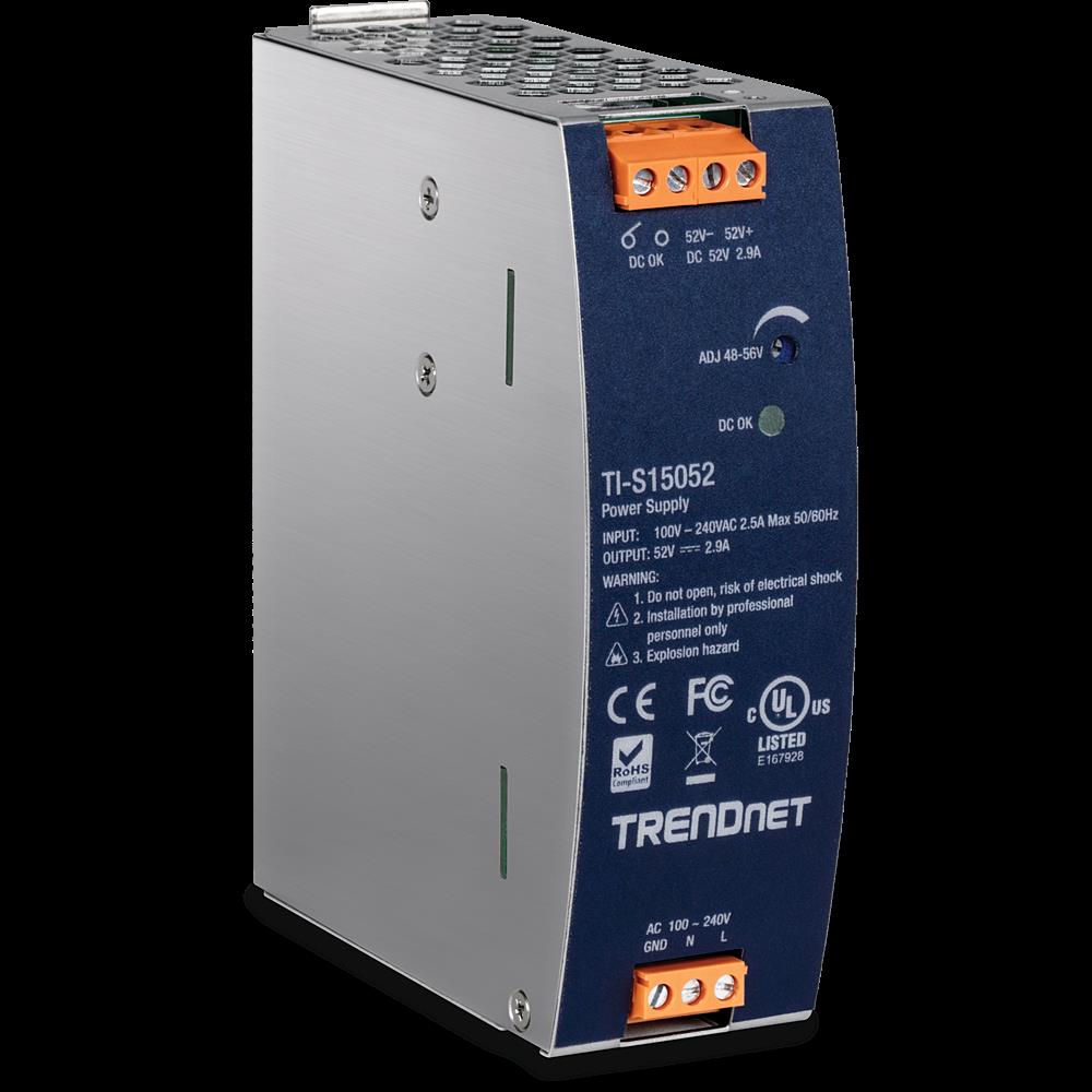 Купить TRENDNET 150W 52V DC 2.89A AC TO DC DIN-RAIL PSP WITH PFC FUNCTION (TI-S15052) в магазине wardena.ru