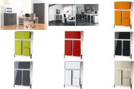 Купить PAPERFLOW Rollcontainer "easyBox", 1 Schub, weiß / weiß Polystyrol, Sichtblende aus ABS-Kunststoff, 4 Rollen, - 1 Stück (EBHVCV.13) в магазине wardena.ru