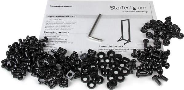 Купить StarTech.com 2-Post Rack for Server Equipment with Casters - 42U - Schrank mit offenem Rahmen - 42U (2POSTRACK42) в магазине wardena.ru