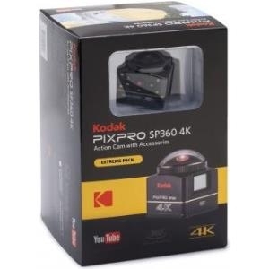 Купить Kodak PIXPRO SP360 4K Extreme Pack Actionsport-Kamera 12,76 MP Full HD CMOS 25,4 / 2,33 mm (1 / 2.33") WLAN 102 g (4K-BK8) в магазине wardena.ru