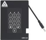 Купить Apricorn Aegis Padlock Fortress A25-3PL256-S1000F - SSD - verschlüsselt - 1 TB - extern (tragbar) - USB 3.0 - Puffer: 8 MB - FIPS 140-2 Level 2, 256-bit AES-XTS в магазине wardena.ru