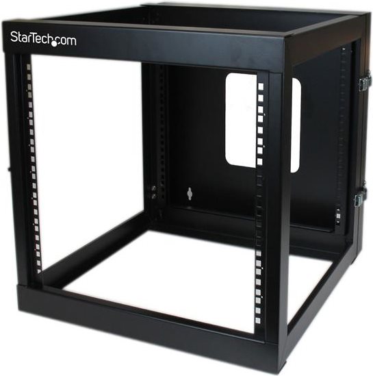 Купить StarTech.com 12 HE offenes 48,30cm (19") Server Rack mit Scharnier - 55cm tief - Rack (Wandbefestigung) - Schwarz - 12U - 55,9 cm (22") (RK1219WALLOH) в магазине wardena.ru
