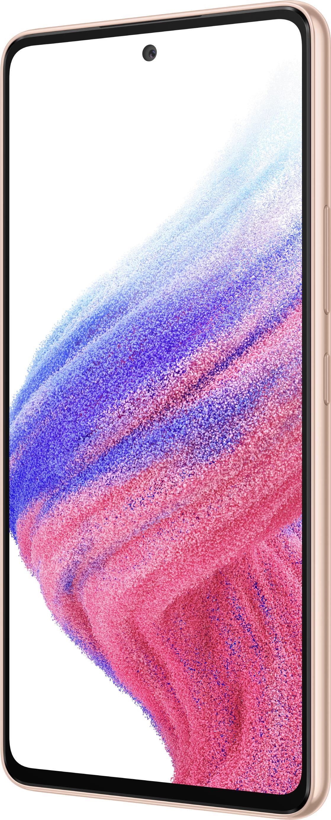 Купить Samsung Galaxy A53 5G SM-A536B 16,5 cm (6.5" ) Android 12 USB Typ-C 8 GB 256 GB 5000 mAh Pfirsich (SM-A536BZOLEUB) в магазине wardena.ru