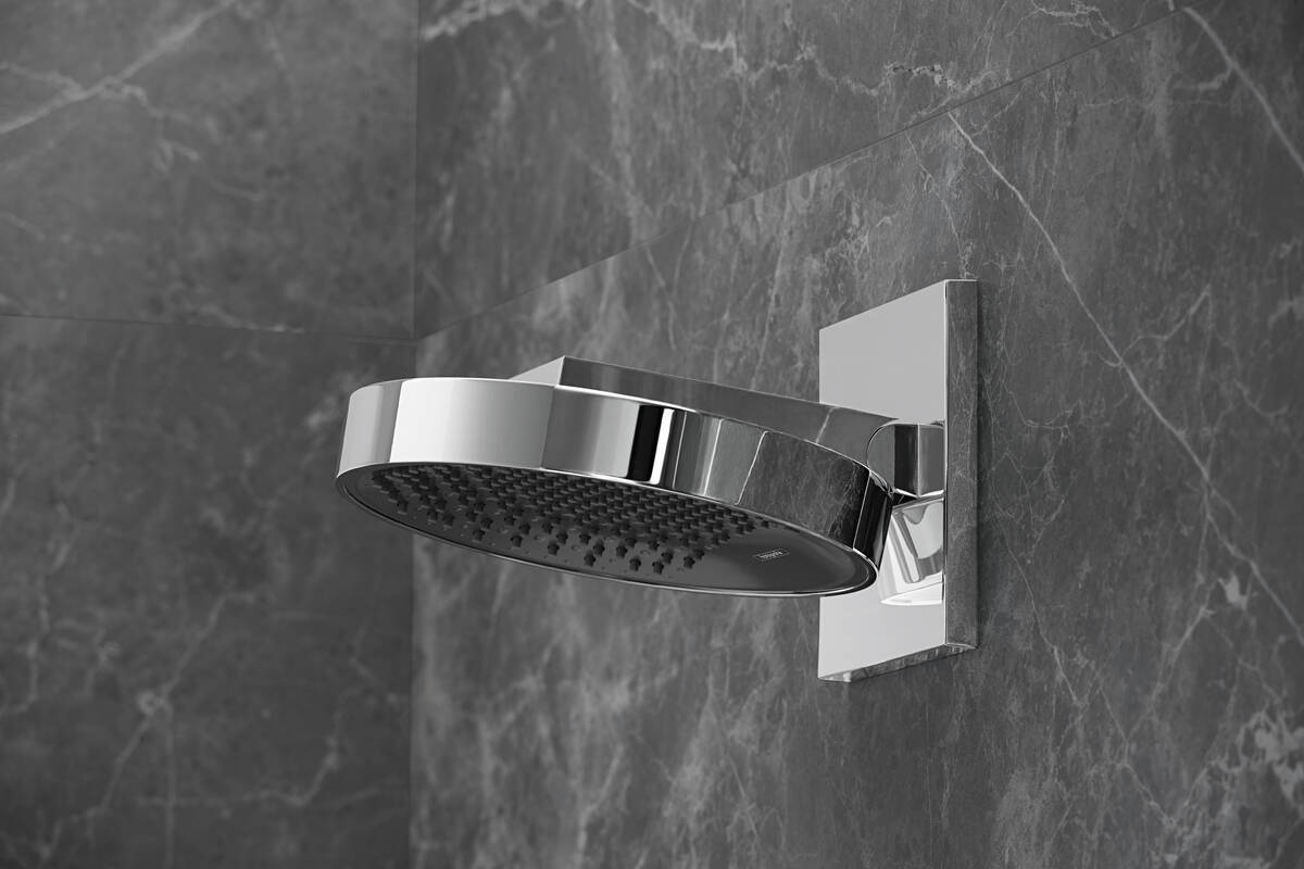 Купить Hansgrohe Rainfinity Верхний душ 250 3jet EcoSmart с настенным креплением хром 26233000 в магазине wardena.ru