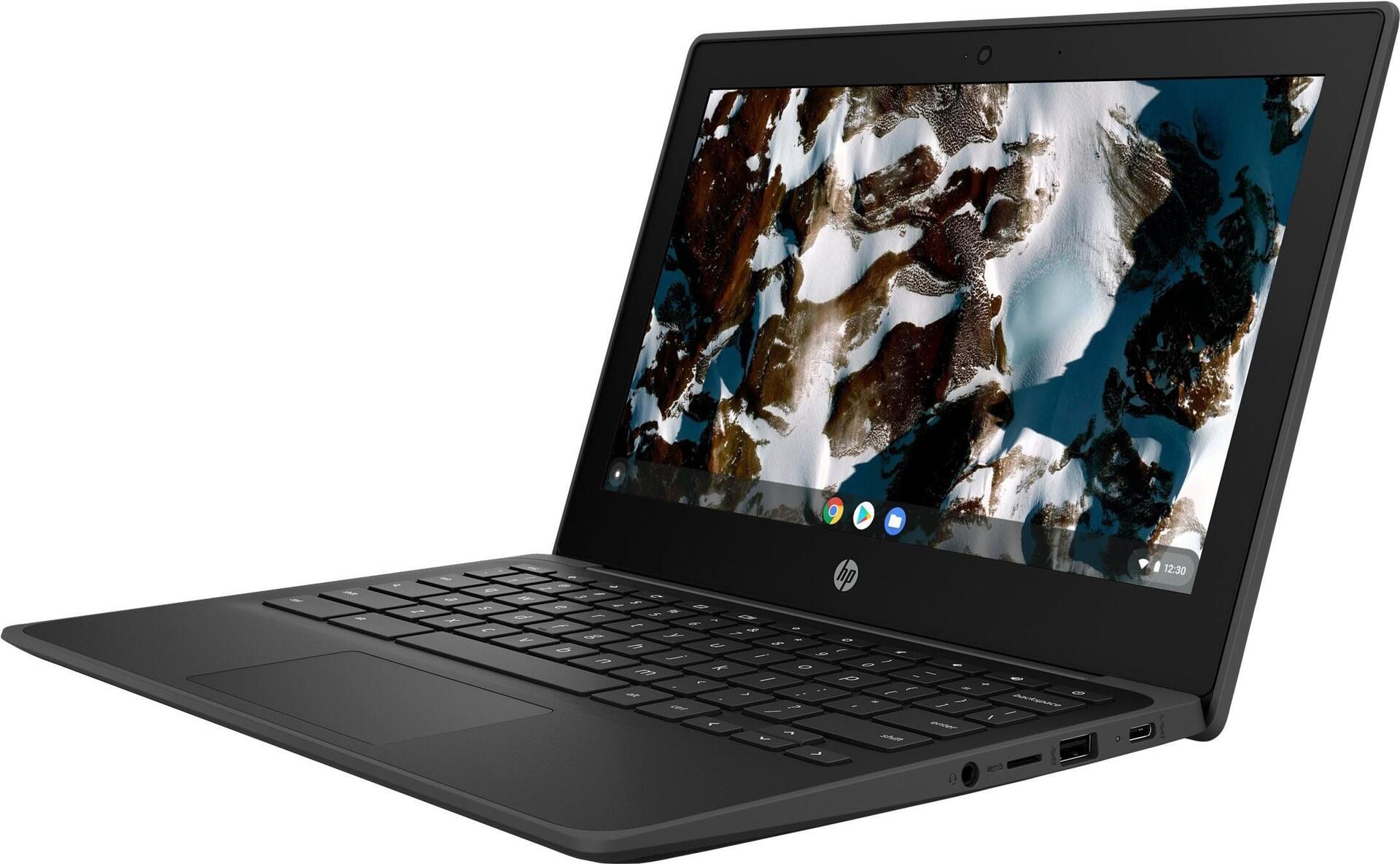Купить HP Chromebook 11 G9 - Education Edition - Celeron N5100 - Chrome OS 64 - 8 GB RAM - 64 GB eMMC - 29.5 cm (11.6") IPS Touchscreen 1366 x 768 (HD) - UHD Graphics - Bluetooth, Wi-Fi 6 - Jet Black - kbd: Deutsch (305W0EA#ABD) в магазине wardena.ru