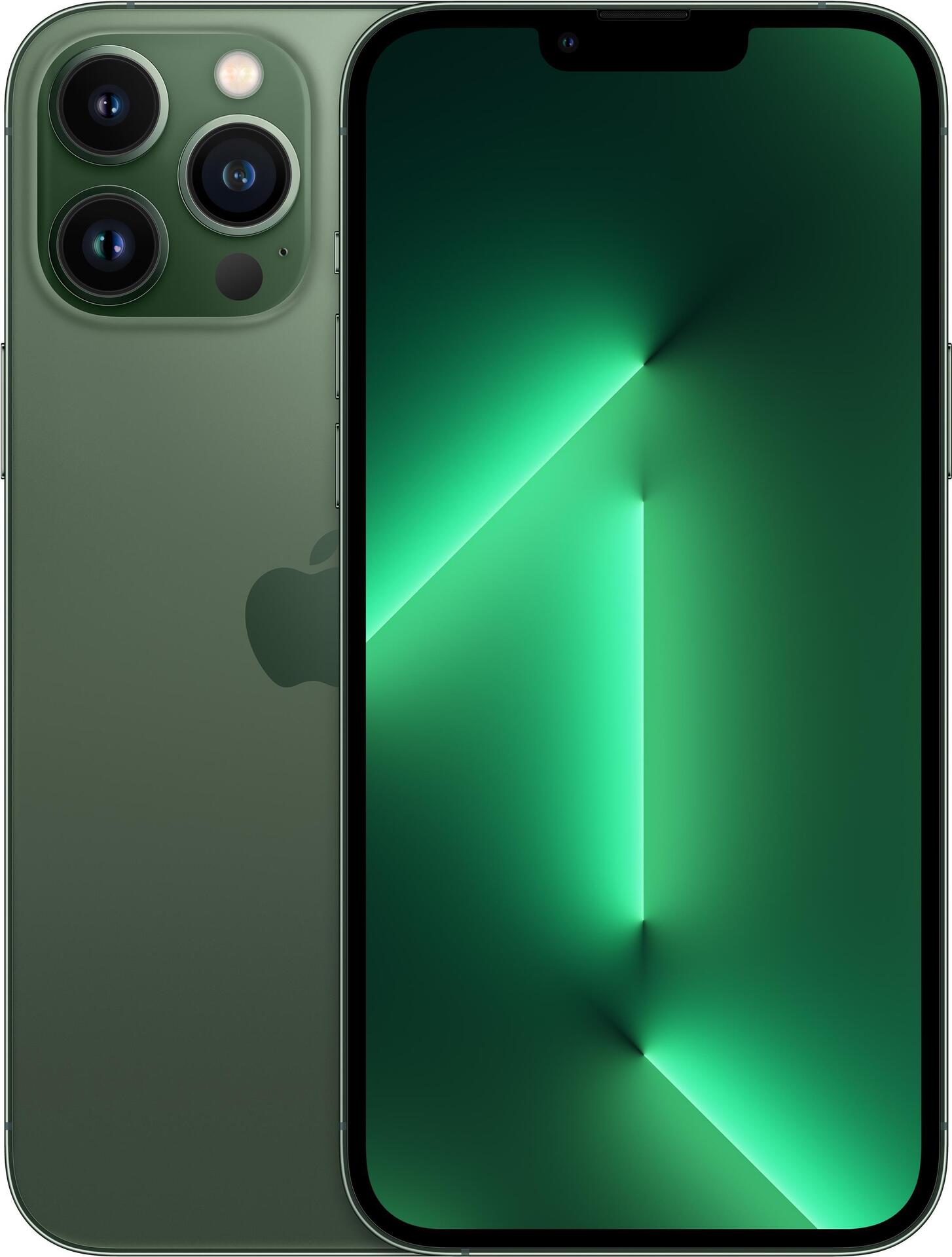 Купить Apple iPhone 13 Pro Max - 5G Smartphone - Dual-SIM - 1 TB - OLED-Display - 6.7" - 2778 x 1284 Pixel (120 Hz) - Triple-Kamera 12 MP, 12 MP, 12 MP - front camera 12 MP - Alpine Green (MND23ZD/A) в магазине wardena.ru