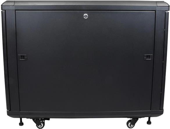 Купить StarTech.com 12HE Office Serverschrank 91cm Tief - Server Rack Gehäuse bis max. 800 Kg belastbar - Schrank - Schwarz - 12U - 91,4 cm (36") (RK1236BKF) в магазине wardena.ru