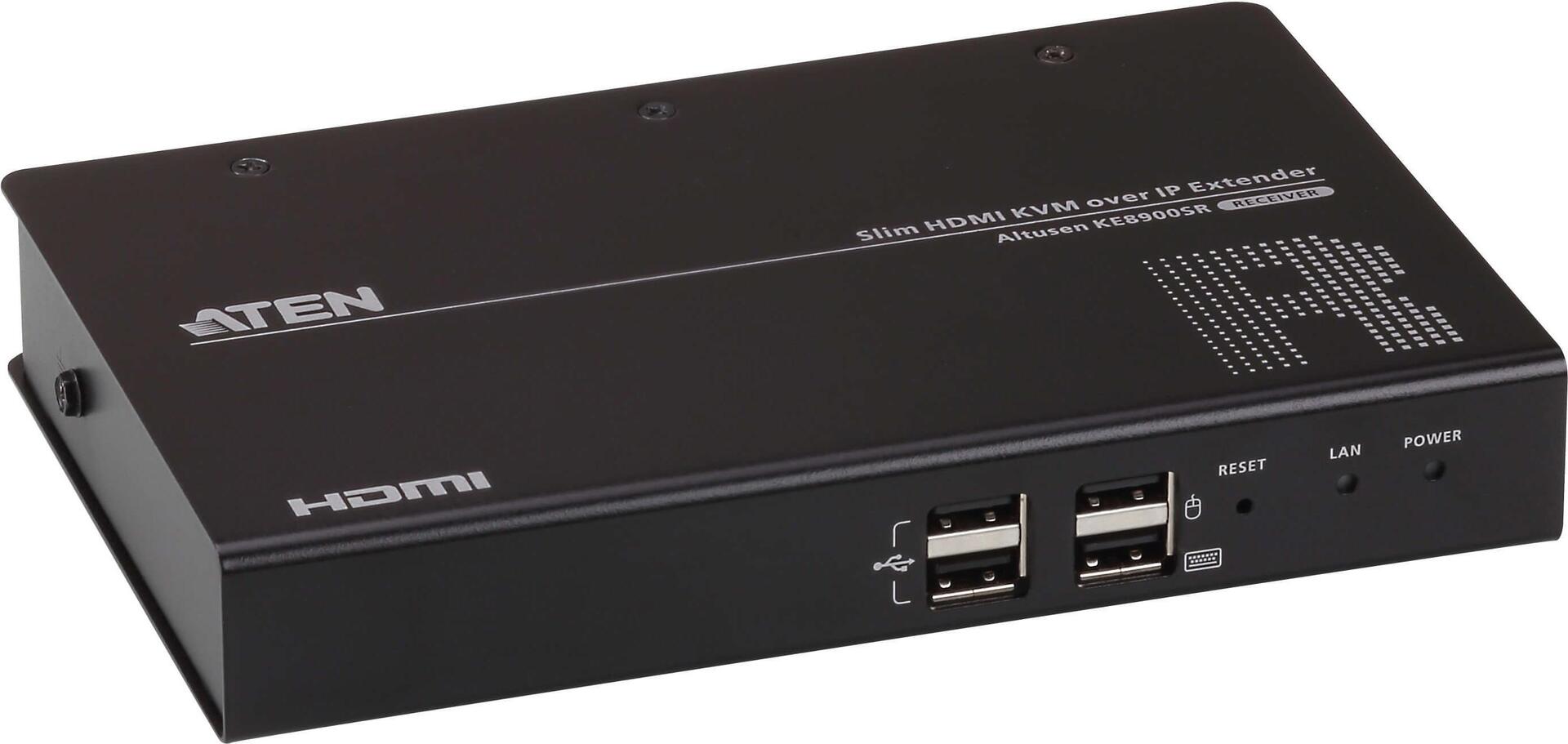 Купить ALTUSEN KE8900SR Slim HDMI Single Display KVM over IP Receiver - KVM-Extender - USB в магазине wardena.ru