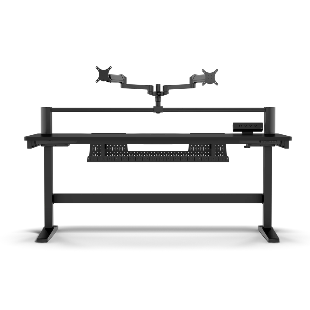Купить Corsair Platform 6 Elevate Schreibtisch Schwarz inkl. Monitorhalterung - • Stilvoller und vielseitiger höhenverstellbarer Computerschreibtisch • Zwei Elektromotoren mit gespeicherten Höheneinstellungen • Einschließlich z (CF-9500051-EU) в магазине wardena.ru