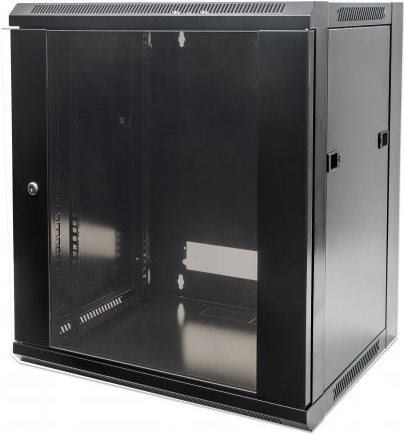 Купить Intellinet Double Section - Wandschrank - Schwarz, RAL 7021 - 6U - 48,3 cm (19") (713740) в магазине wardena.ru