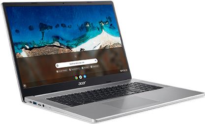 Купить Acer Chromebook CB317-1H-P5EE 43,9 cm (17.3") Full HD Intel® Pentium® Silver N6000 8 GB LPDDR4x-SDRAM 128 GB eMMC Wi-Fi 6 (802.11ax) ChromeOS Silber (NX.AQ2EG.003) в магазине wardena.ru
