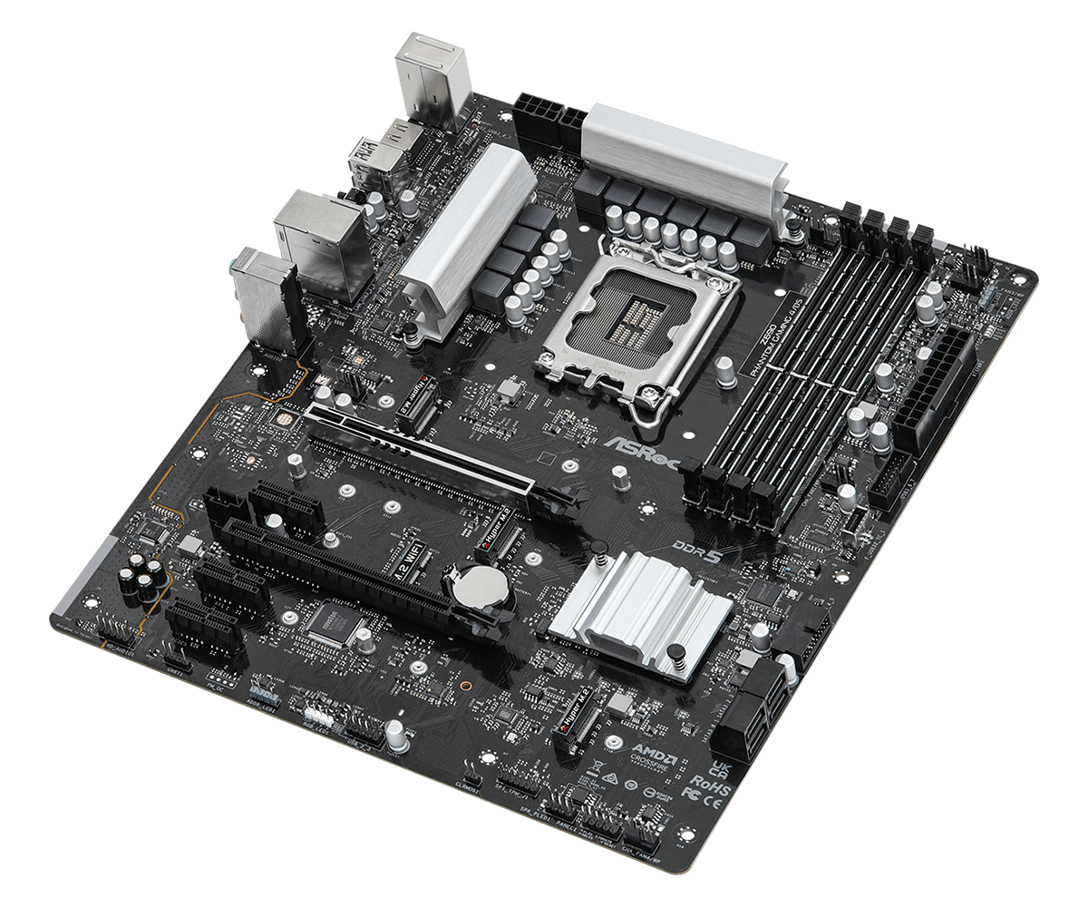 Купить ASRock Z690 Phantom Gaming 4/D5 - Motherboard - ATX - LGA1700-Sockel - Z690 Chipsatz - USB-C Gen2, USB 3.2 Gen 1, USB 3.2 Gen 2, USB-C Gen 2x2 - Gigabit LAN - Onboard-Grafik (CPU erforderlich) - HD Audio (8-Kanal) (90-MXBI60-A0UAYZ) в магазине wardena.ru