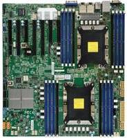 Купить SUPERMICRO X11DPH-T - Motherboard - Erweitertes ATX - Socket P - 2 Unterstützte CPUs - C624 - USB 3.0 - 2 x 10 Gigabit LAN - Onboard-Grafik (MBD-X11DPH-T-B) в магазине wardena.ru