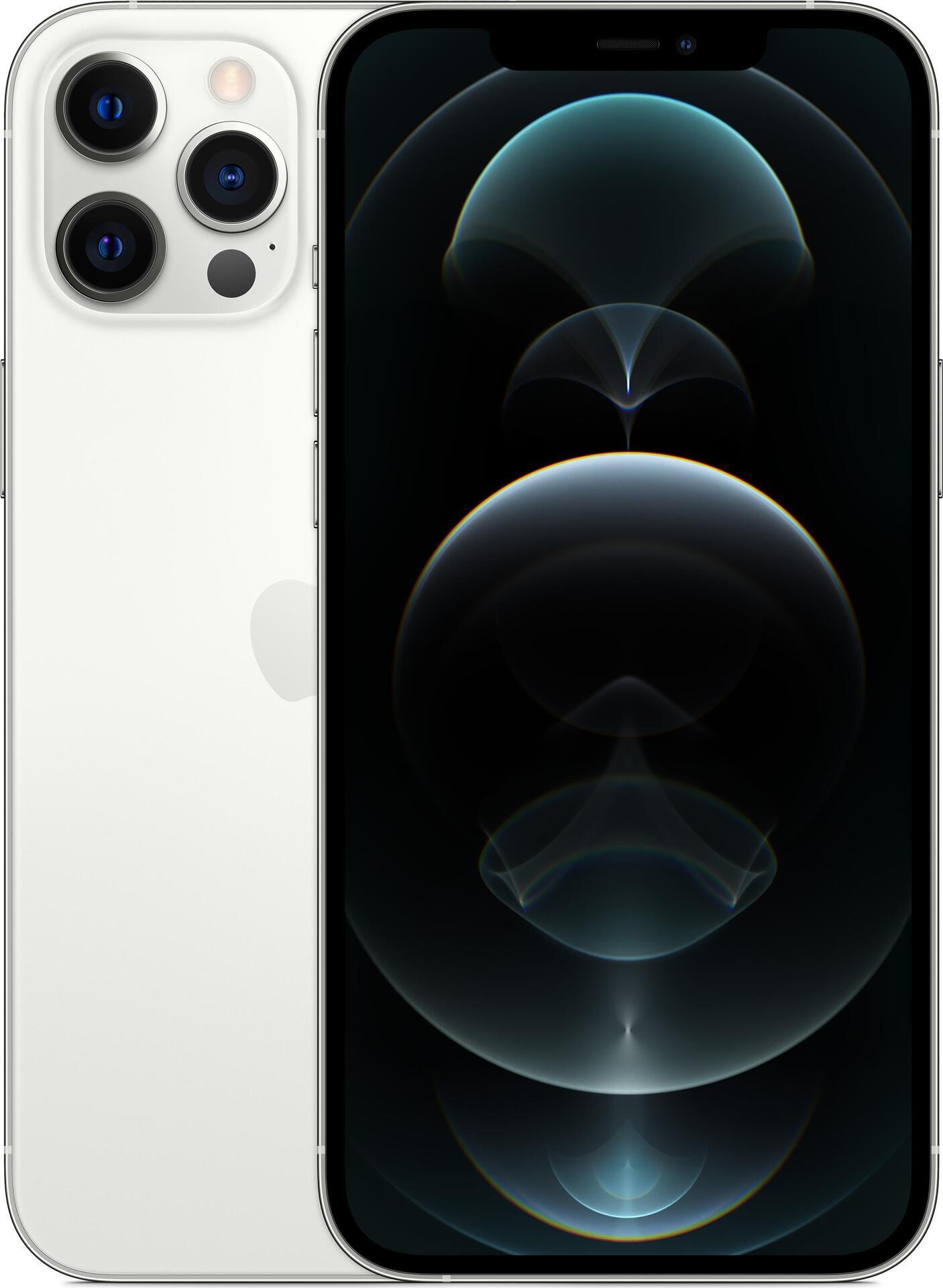 Купить Apple iPhone 12 Pro Max - 5G Smartphone - Dual-SIM / Internal Memory 512 GB - OLED-Display - 6.7" - 2778 x 1284 Pixel - Triple-Kamera 12 MP, 12 MP, 12 MP - front camera 12 MP - Silber (MGDH3ZD/A) в магазине wardena.ru