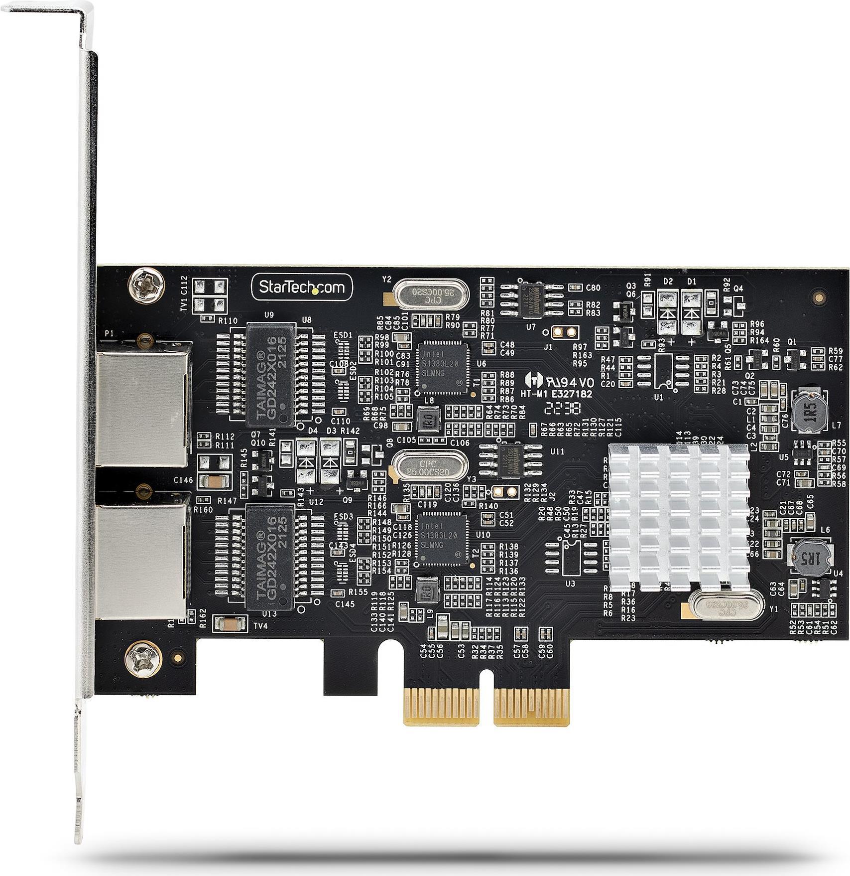 Купить StarTech.com 2-Port 2.5Gbps NBASE-T PCIe Network Card, Intel I225-V, Dual-Port Computer Network Card, Multi-Gigabit NIC, PCI Express Server LAN Card, Desktop Ethernet Interface - Netzwerkadapter - PCIe 2.0 x2 Low-Profile (PR22GI-NETWORK-CARD) в магазине wardena.ru