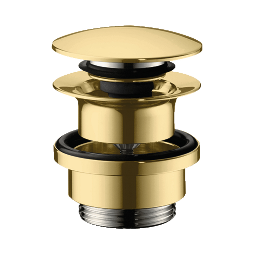 Купить Hansgrohe Набор для слива push-open для раковины и биде золото 50100990 в магазине wardena.ru
