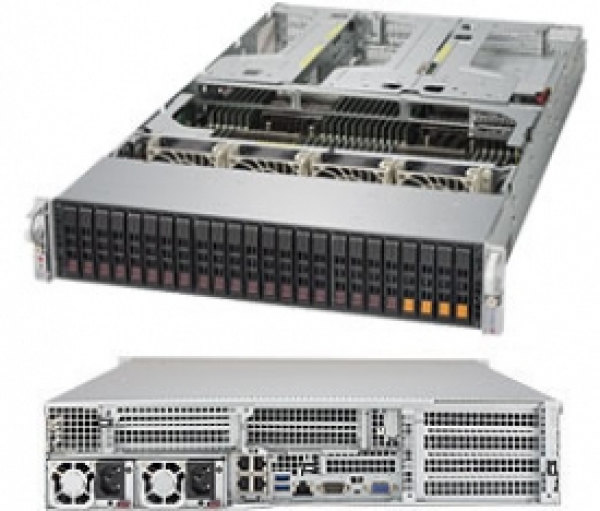 Купить Server Supermicro SYS-2049U-TR4 • CSE-218UTS-R1K62P • X11QPH+ • 2U IPMI NVMe в магазине wardena.ru