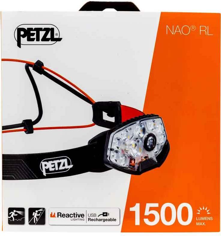 Купить Petzl NAO RL Stirnlampe Ergonomische, ultrastarke und wiederaufladbare Stirnlampe mit REACTIVE LIGHTING®-Technologie. 1500 Lumen (E105AA00) в магазине wardena.ru