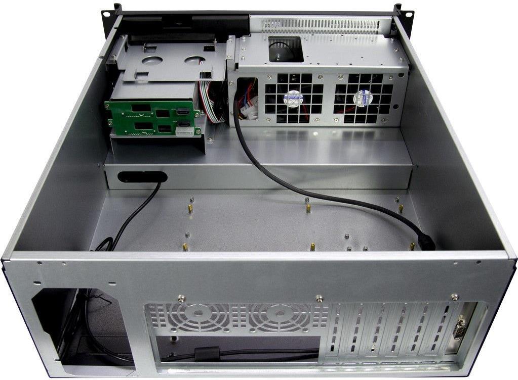 Купить Inter-Tech 4U 4452-TFT - Rack - Server - Schwarz - ATX - micro ATX - Mini-ITX - Stahl - HDD - Leistung (88887287) в магазине wardena.ru