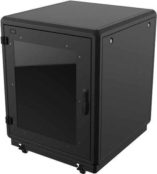 Купить Lanview 12U W 750mm D 1000mm H 735mm SOUNDPROOF BLACK (RDLAK12U751BL) в магазине wardena.ru