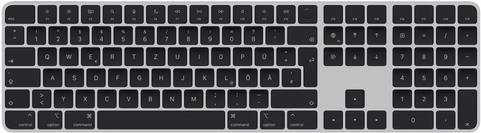 Купить Apple Magic Keyboard with Touch ID and Numeric Keypad - Tastatur - Bluetooth, USB-C - QWERTZ - Deutsch - black keys (MMMR3D/A) в магазине wardena.ru