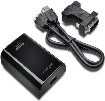 Купить Kensington Universal Multi-Display Adapter - Externer Videoadapter - USB 3.0 - DVI - Schwarz (K33974EU) в магазине wardena.ru