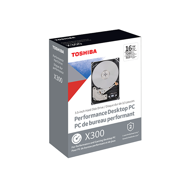 Купить Toshiba X300 Performance - Festplatte - 8 TB - intern - 3.5" (8.9 cm) - SATA 6Gb/s - 7200 U/min - Puffer: 256 MB (HDWR480EZSTA) в магазине wardena.ru