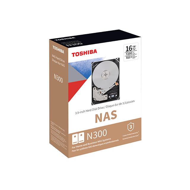 Купить Toshiba N300 NAS - Festplatte - 6 TB - intern - 3.5" (8.9 cm) - SATA 6Gb/s - 7200 U/min - Puffer: 256 MB (HDWG160EZSTA) в магазине wardena.ru