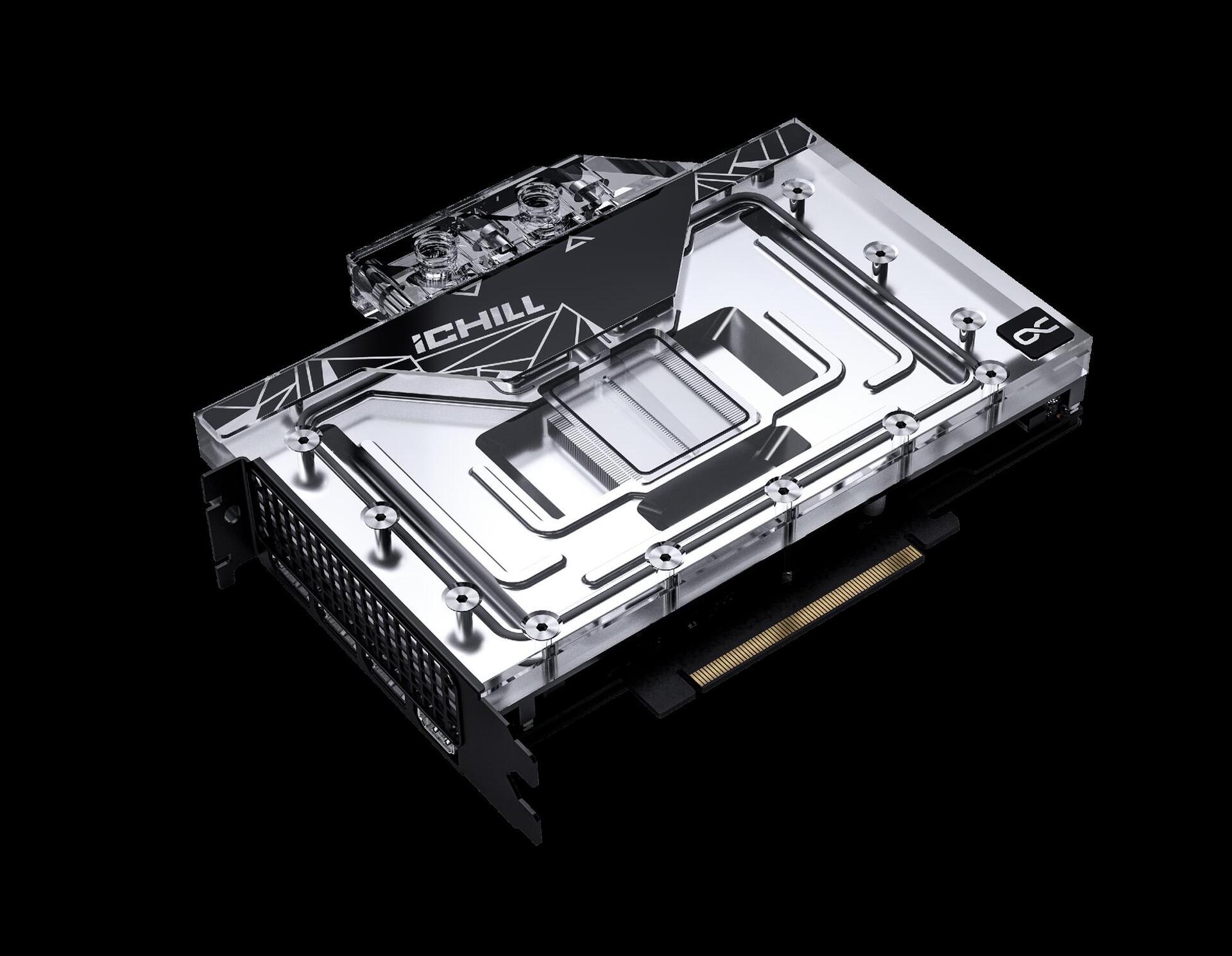 Купить Inno3D GeForce RTX 4090 ICHILL FROSTBITE - GeForce RTX 4090 - 24 GB - GDDR6X - 384 Bit - 7680 x 4320 Pixel - PCI Express x16 4.0 (C4090-246XX-1833FB) в магазине wardena.ru