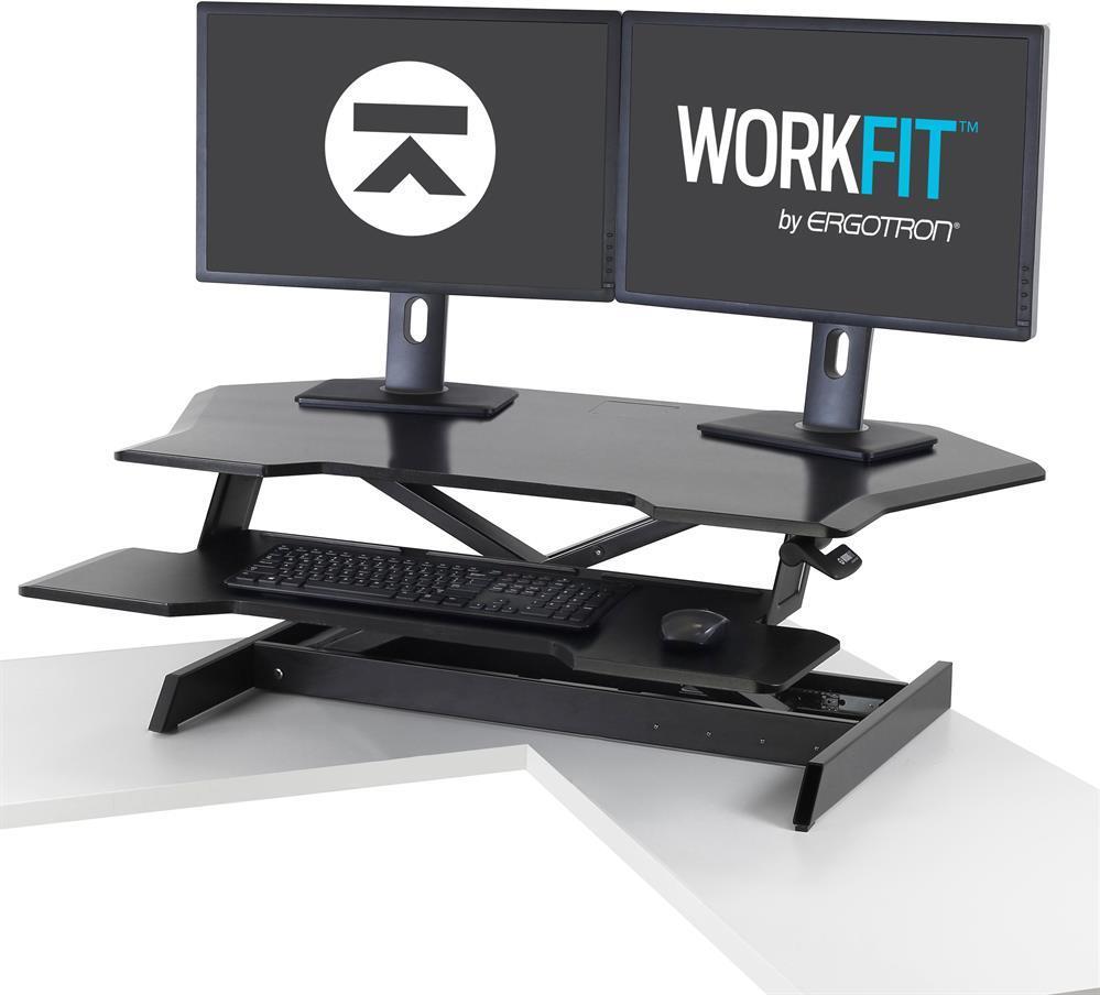 Купить Ergotron WorkFit Schwarz Computertisch (33-468-921) в магазине wardena.ru