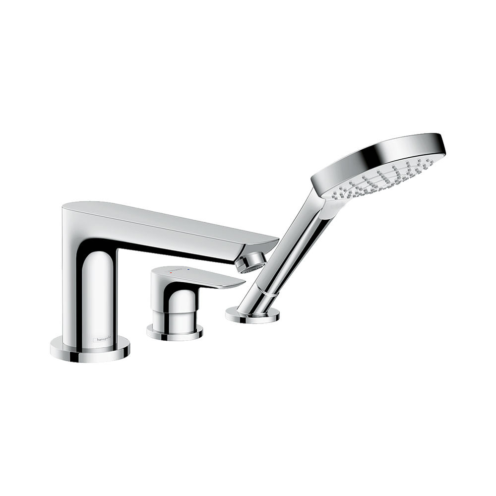 Купить Hansgrohe Talis E Смеситель на край ванны на 3 отверстия хром 71730000 в магазине wardena.ru
