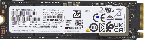Купить HP - SSD - 1 TB - intern - M.2 2280 - PCIe 4.0 x4 (NVMe) (5R8Y0AA#ABB) в магазине wardena.ru