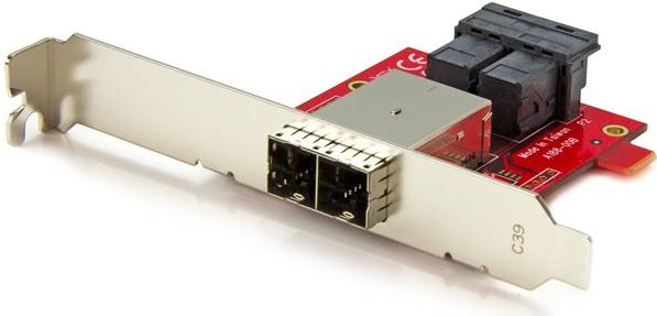 Купить StarTech.com Mini-SAS Adapter - Dual SFF-8643 auf SFF-8644 - Voll und Low-Profile Slotblech - 12Gbit/s - SAS-Blende intern zu extern - SAS 12Gbit/s - 4x Mini SAS HD (SFF-8643) (W) bis 4x Mini SAS HD (SFF-8644) (W) (SFF86448PLT2) в магазине wardena.ru