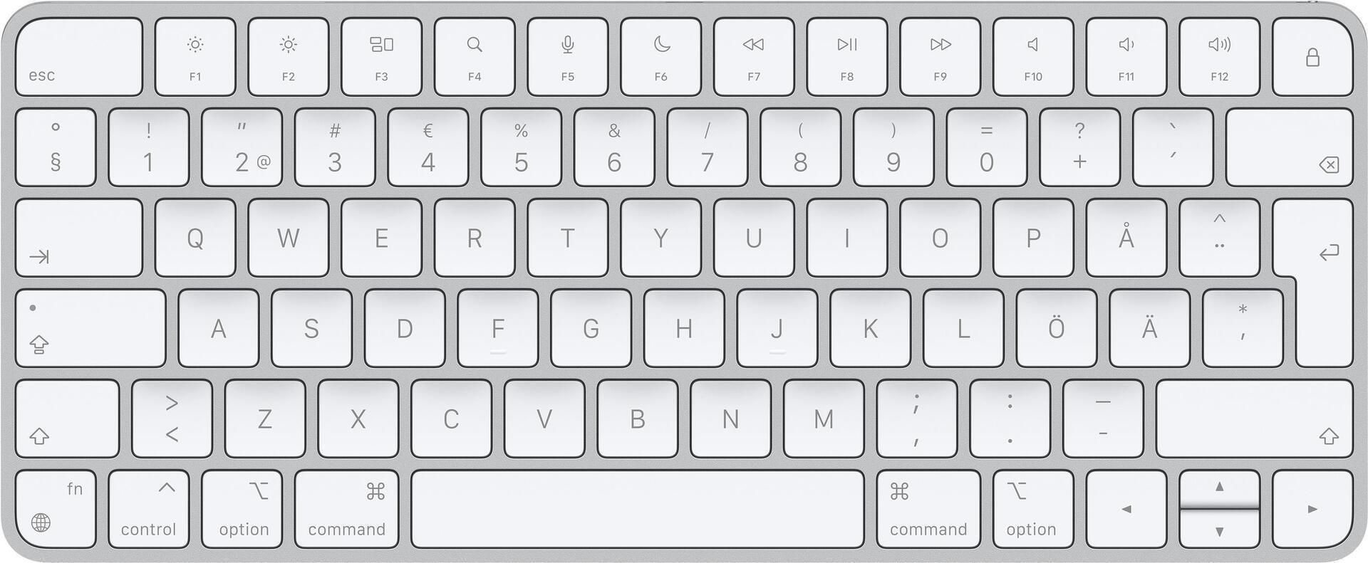 Купить Apple Magic Keyboard - Tastatur - Bluetooth - Schwedisch - für 10.2"  iPad, 10.5"  iPad Air, 10.9"  iPad Air, iPad mini 5, iPhone 11, 12, SE, XR (MK2A3S/A) в магазине wardena.ru