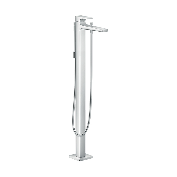 Купить Hansgrohe Metropol Смеситель для ванны однорычажный напольный с рычаговой рукояткой хром 32532000 в магазине wardena.ru