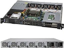 Купить Super Micro Supermicro SuperServer 1019D-4C-RAN13TP+ - Server - Rack-Montage - 1U - 1-Weg - 1 x Xeon D-2123IT - RAM 0GB - keine HDD - AST2500 - GigE, 10 GigE - kein Betriebssystem - Monitor: keiner - Schwarz (SYS-1019D-4 (SYS-1019D-4C-RAN13TP+) в магазине wardena.ru